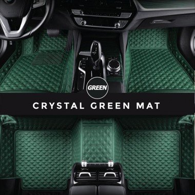 Affordable Green Crystal Elite Luxury Hybrid Car Floor Mats