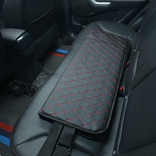 Affordable Universal Diamond Car Bed - Non-Inflatable Black and Red Stitching Luxury Leather Diamond Car Bed Mattress Affordable Universal Diamond Car Bed - Non-Inflatable Black and Red Stitching Luxury Leather Diamond Car Bed Mattress