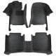 Affordable Black and Beige Stitching Luxury Leather Diamond Car Floor Mats Affordable Black and Beige Stitching Luxury Leather Diamond Car Floor Mats