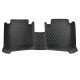 Affordable Black and Beige Stitching Luxury Leather Diamond Car Floor Mats Affordable Black and Beige Stitching Luxury Leather Diamond Car Floor Mats