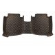 Affordable Black and Orange Stitching Luxury Leather Diamond Car Floor Mats Affordable Black and Orange Stitching Luxury Leather Diamond Car Floor Mats