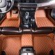 Affordable Brown Luxury Leather Diamond Car Floor Mats Affordable Brown Luxury Leather Diamond Car Floor Mats