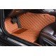 Affordable Brown Luxury Leather Diamond Car Floor Mats Affordable Brown Luxury Leather Diamond Car Floor Mats