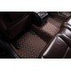 Affordable Dark Brown Luxury Leather Diamond Car Floor Mats Affordable Dark Brown Luxury Leather Diamond Car Floor Mats