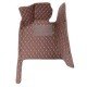 Affordable Dark Brown Luxury Leather Diamond Car Floor Mats Affordable Dark Brown Luxury Leather Diamond Car Floor Mats