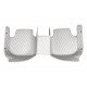 Affordable Grey Luxury Leather Diamond Car Floor Mats
