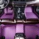 Affordable Purple Luxury Leather Diamond Car Floor Mats Affordable Purple Luxury Leather Diamond Car Floor Mats