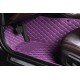 Affordable Purple Luxury Leather Diamond Car Floor Mats Affordable Purple Luxury Leather Diamond Car Floor Mats
