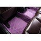 Affordable Purple Luxury Leather Diamond Car Floor Mats Affordable Purple Luxury Leather Diamond Car Floor Mats