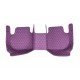 Affordable Purple Luxury Leather Diamond Car Floor Mats Affordable Purple Luxury Leather Diamond Car Floor Mats
