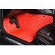 Affordable Red Luxury Leather Diamond Car Floor Mats Affordable Red Luxury Leather Diamond Car Floor Mats