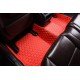 Affordable Red Luxury Leather Diamond Car Floor Mats Affordable Red Luxury Leather Diamond Car Floor Mats