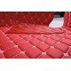 Affordable Red Luxury Leather Diamond Car Floor Mats Affordable Red Luxury Leather Diamond Car Floor Mats