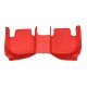 Affordable Red Luxury Leather Diamond Car Floor Mats Affordable Red Luxury Leather Diamond Car Floor Mats