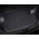 Affordable Black and Black Stitching Luxury Leather Diamond Trunk Base Mats
