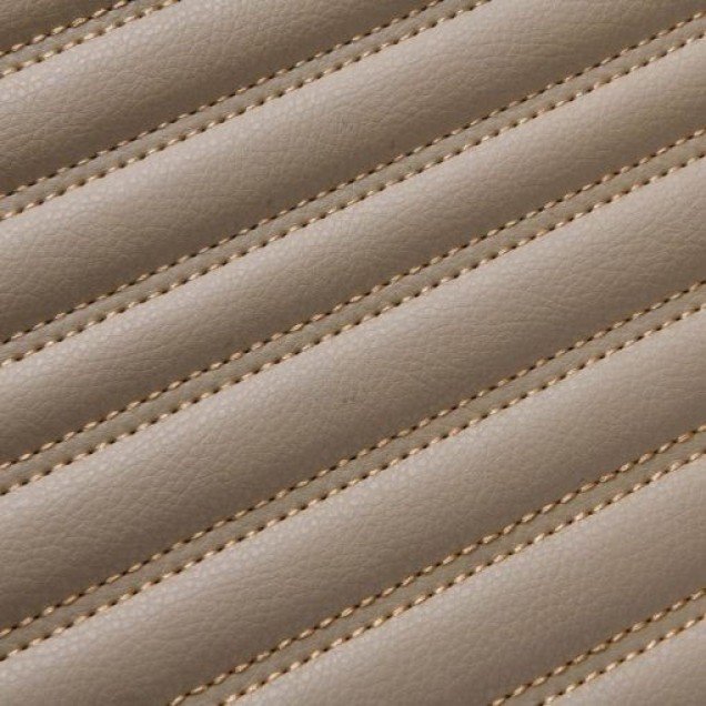 Affordable Beige Luxury Leather Stripe Car Floor Mats Affordable Beige Luxury Leather Stripe Car Floor Mats