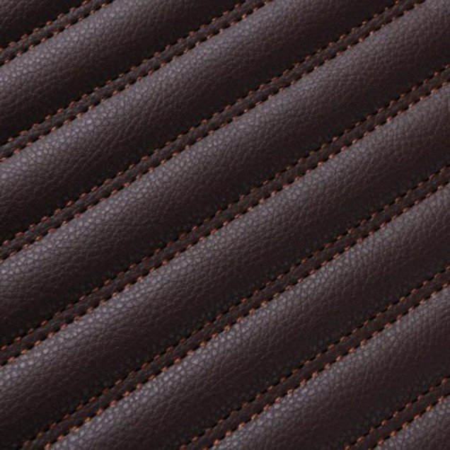 Affordable Dark Brown Luxury Leather Stripe Car Floor Mats Affordable Dark Brown Luxury Leather Stripe Car Floor Mats