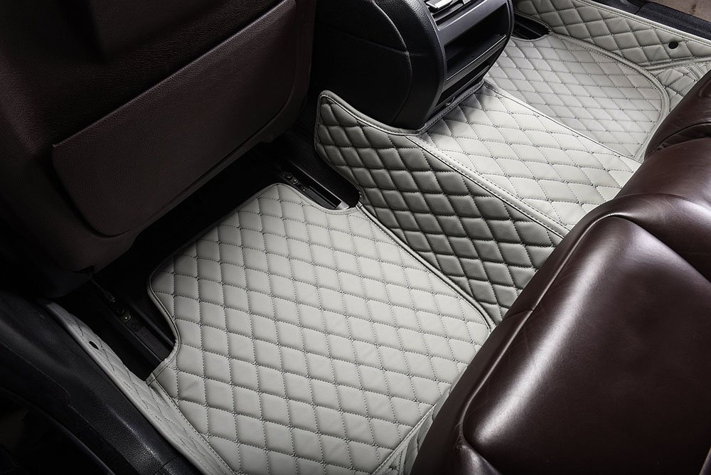 Affordable Grey Custom Diamond Car Mats